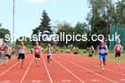 Mens 100 metres, 2024 NE Masters Track and Field Champs., Monkton Stadium, Jarrow.  Photo: David T. Hewitson/Sports for All Pics